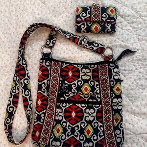 Vera Bradley Cross body purse and wallet